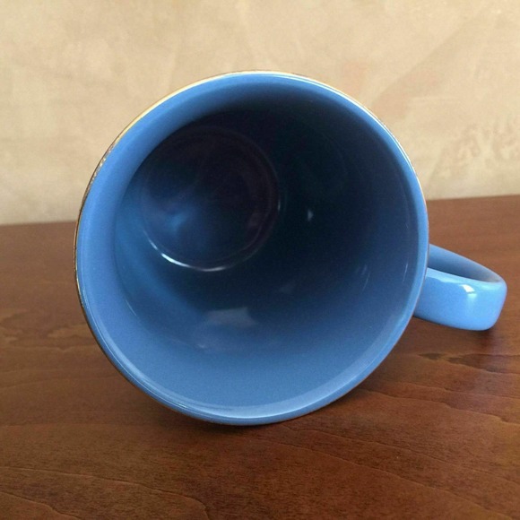 VTG Otagiri Japan Curtis-Swann Design Gold Balloons Gold Blue Coffee Mug Cup - Picture 5 of 6